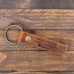I love you the most, the end, I win Personlized Leather Keychain, Cute Valentine’s day Gift for Boyfriend