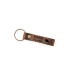Personalized Graduation Gift Custom Leather Keychain