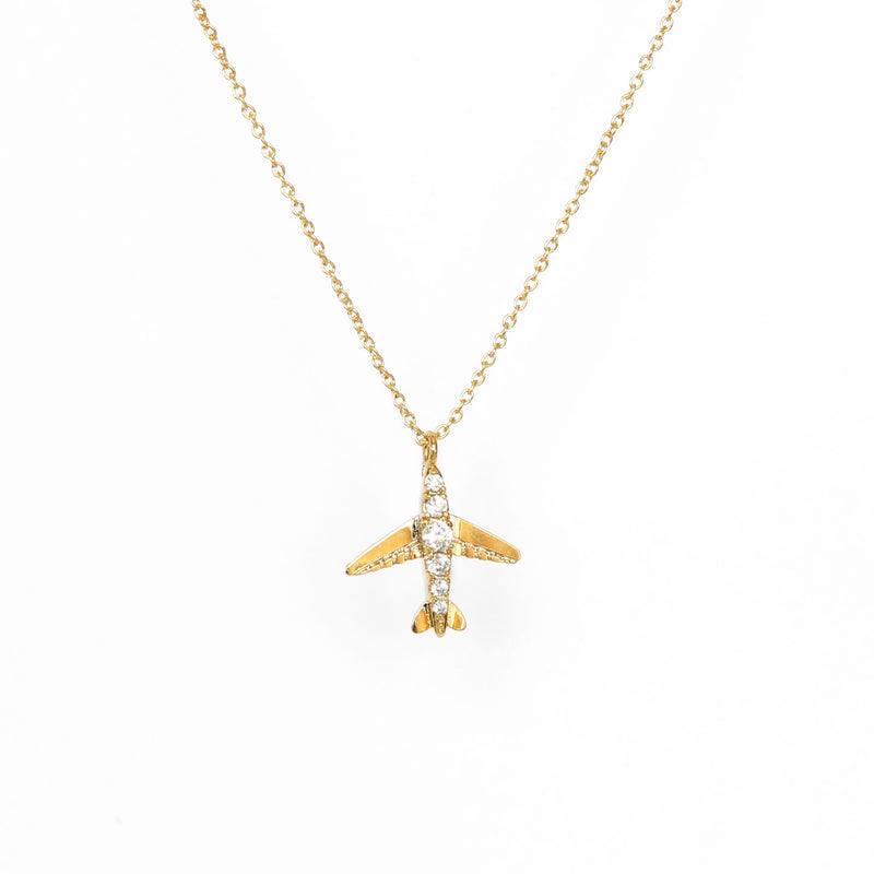 A perfect anniversary or special occasion gift for women, this handmade airplane necklace is a beautiful and unique accessory. Great for aviation enthusiasts, it's versatile and can be worn dressed up or down. A thoughtful gift for any woman in your life.